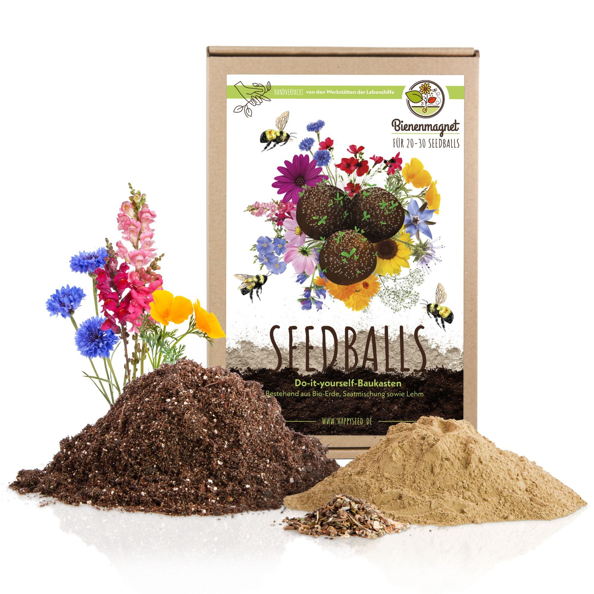 Bienenmagnet Blumensamen Samenbomben selber machen (Bienenweide) günstig online kaufen