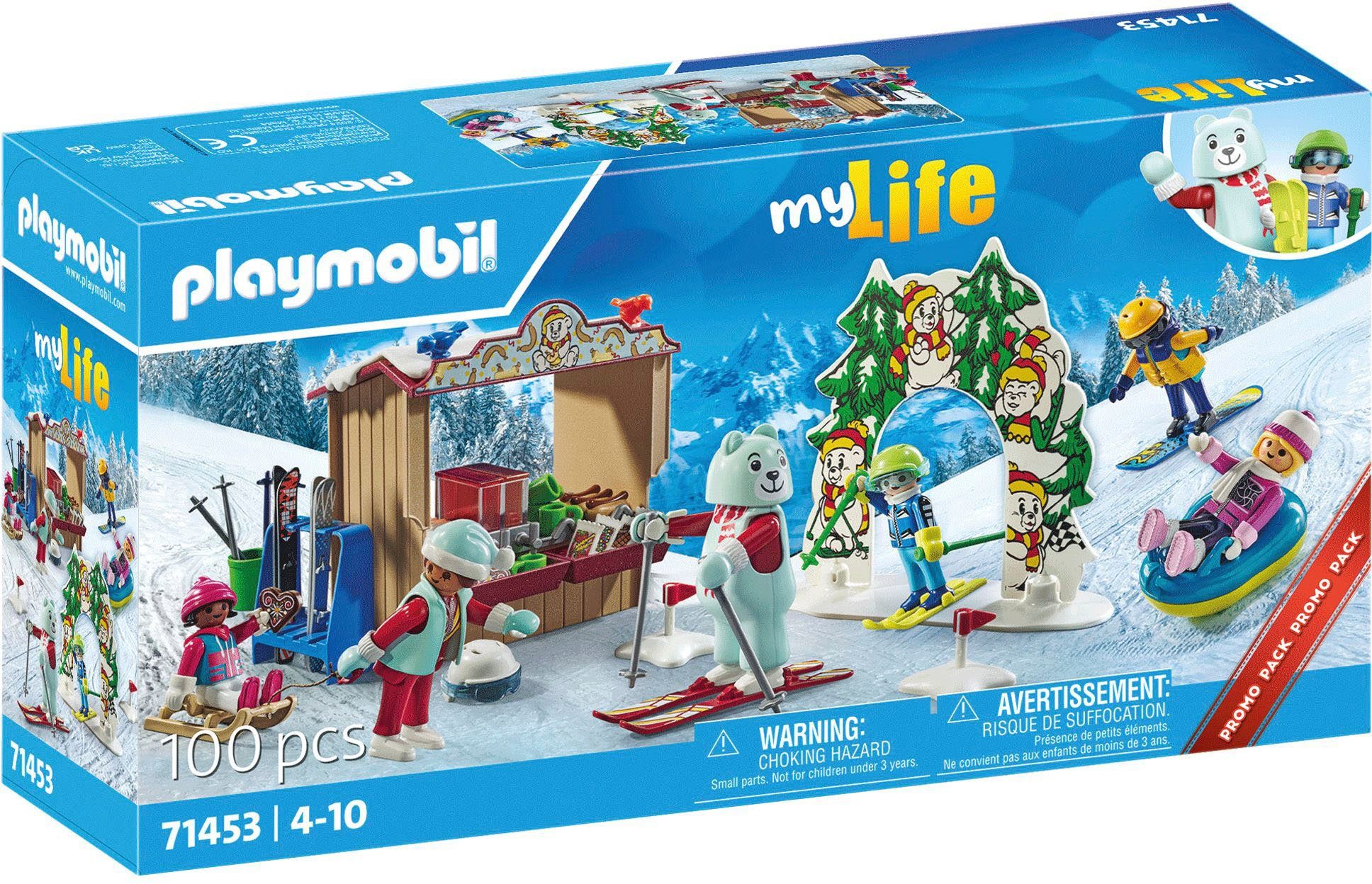 Playmobil® Konstruktions-Spielset Skiwelt (71453), Family Fun, (135 St), Made in Europe