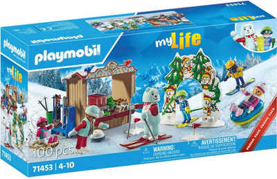 Playmobil® Konstruktions-Spielset Skiwelt (71453), Family Fun, (135 St), Made in Europe