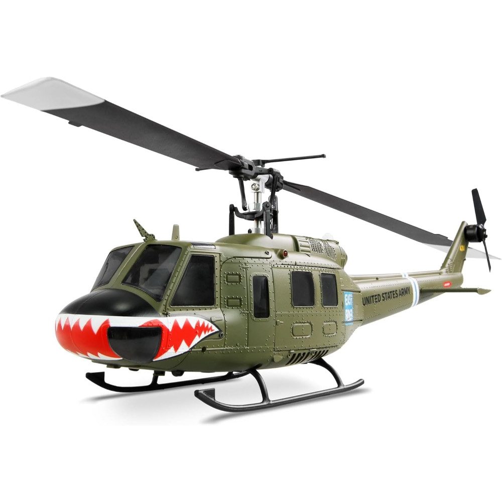 Amewi RC-Helikopter UH-1 Pro Brushless CP-Helikopter 6G RTF - Hubschrauber - grün/grau
