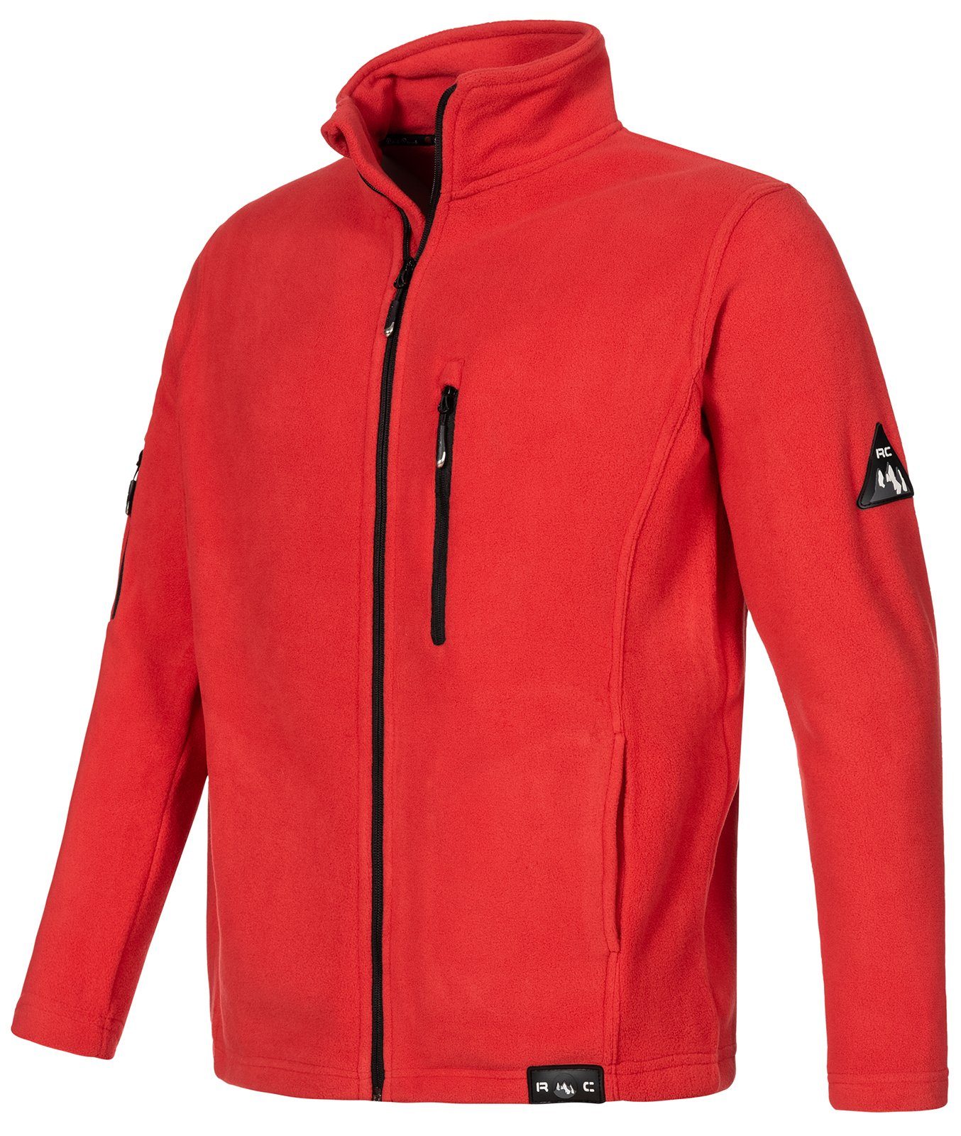 Fleecejacke Rot Übergangsjacke Rock Fleecejacke Creek Herren H-197