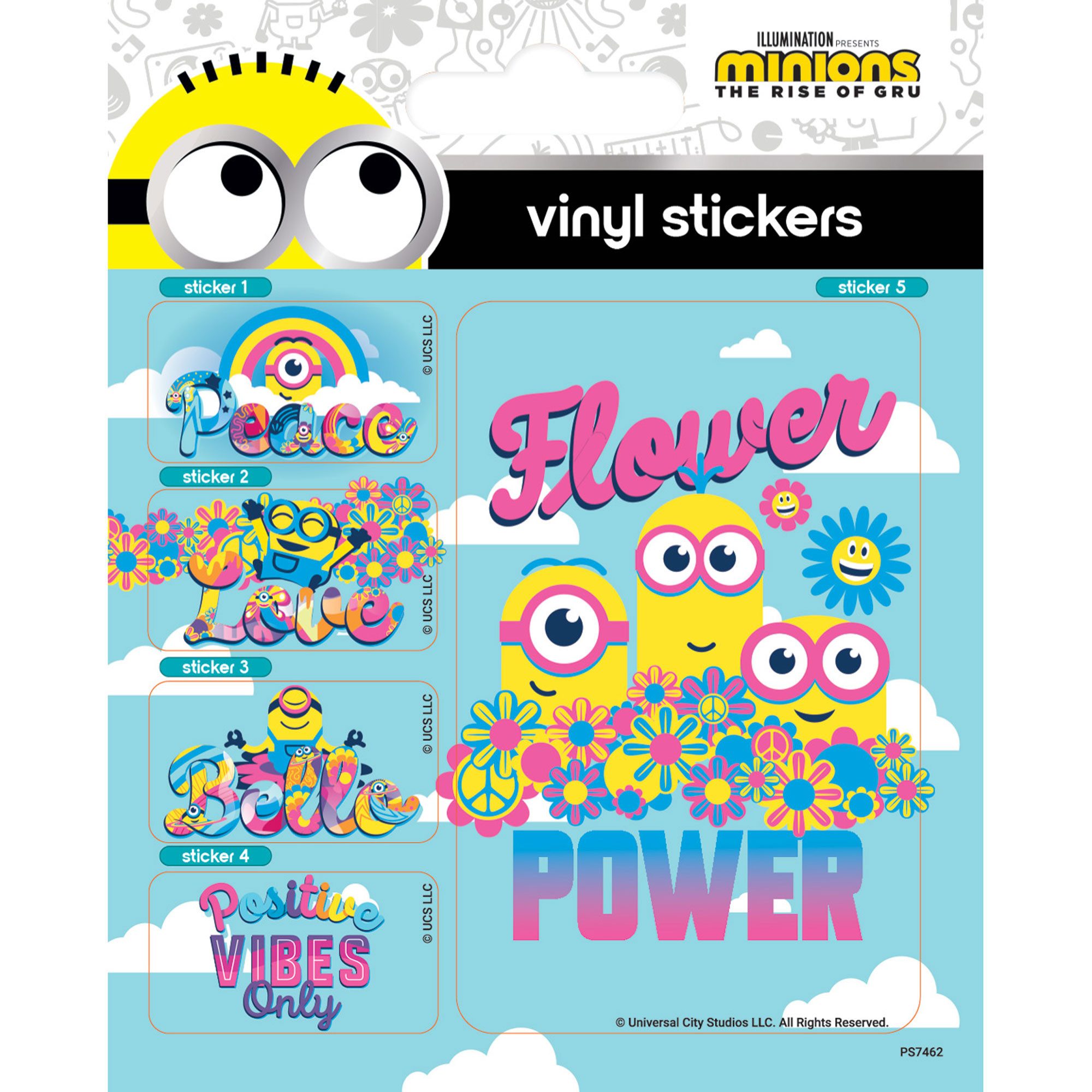 Sticker Minions - Sticker-Sets - Flower Power