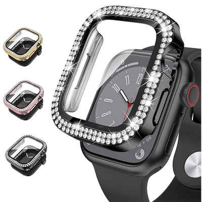 NUODWELL Smartwatch-Hülle 3 Stück Schutzhülle kompatibel mit Apple Watch für iwatch Series 8/7
