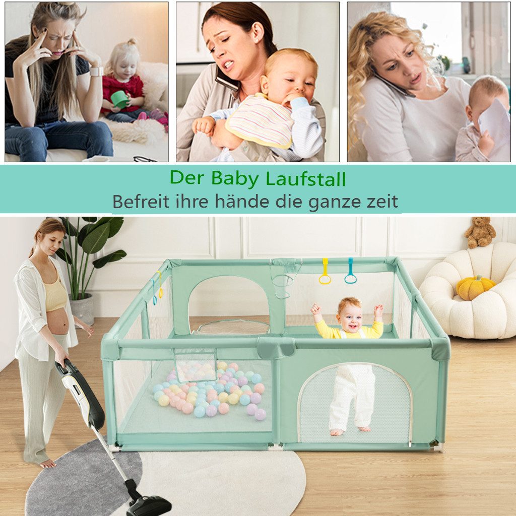 Comomy Laufgitter (Laufstall Baby Spielzaun 200x160cm), günstig online kaufen