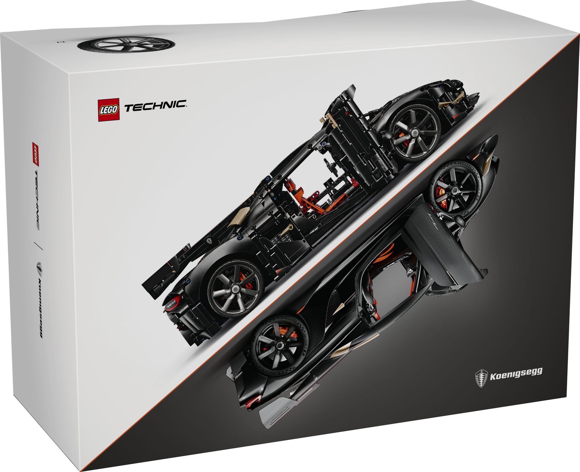 LEGO® LEGO Technic - Koenigsegg Sadair's Spear Hypercar 42232 Konstruktionsspielsteine, (Set, 4104 St., 4104 Teile)