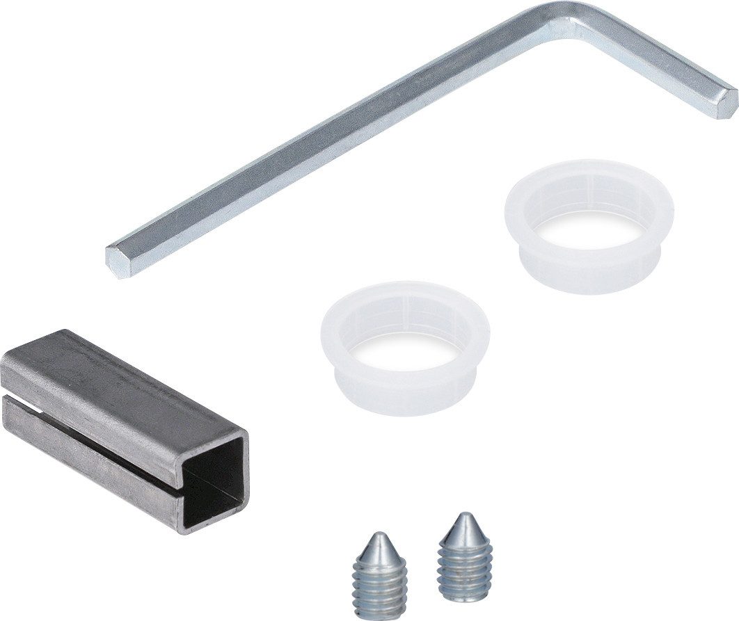 Alpertec Türbeschlag Alpertec Befestigungs-Set 8 auf 10 mm