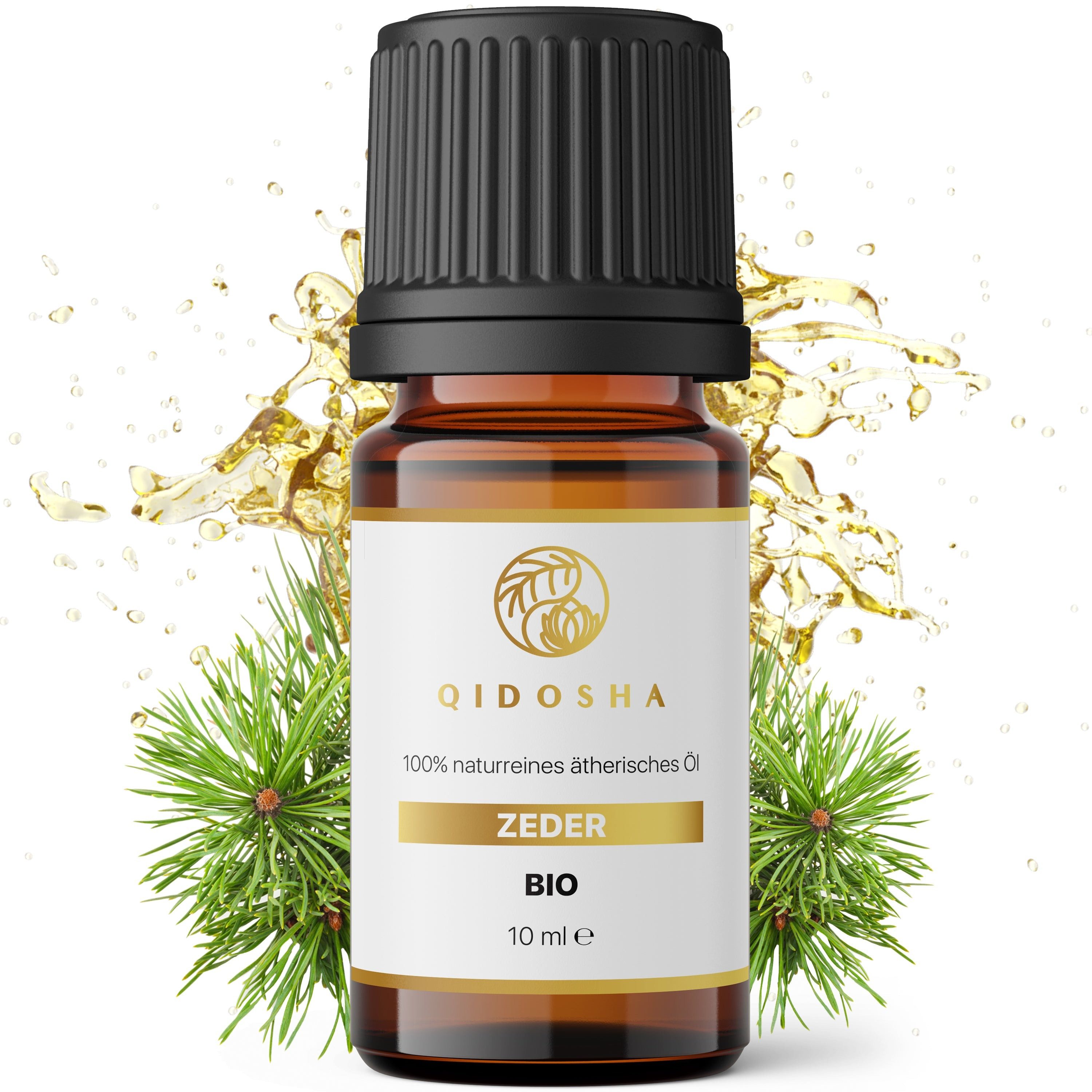 QIDOSHA Duftöl BIO Zedernöl, 100 % naturrein