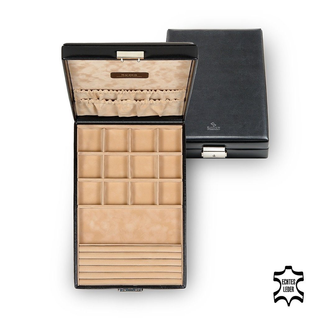 Sacher Schmucketui Ring- und Sammleretui, Handgefertigt in Deutschland