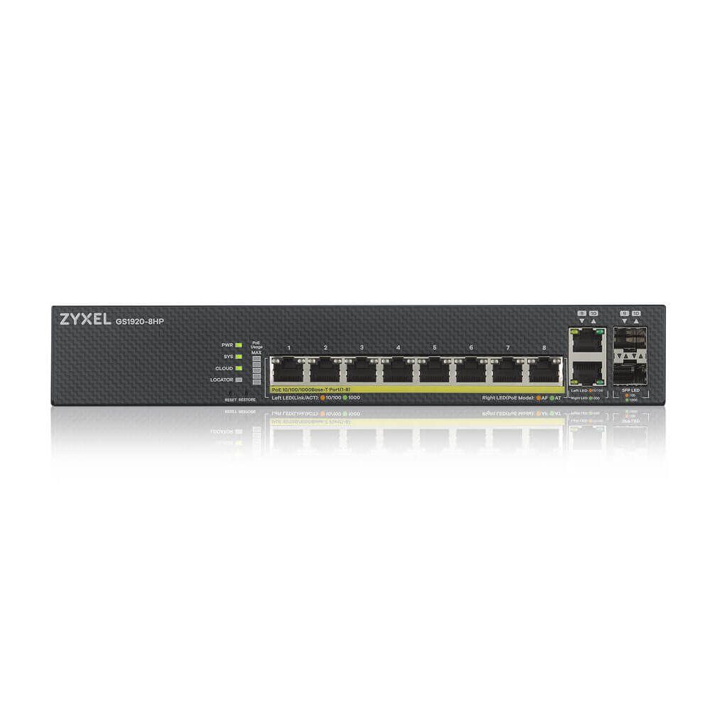 Zyxel Netzwerk-Switch GS1920-8HPV2-EU0101F Zyxel