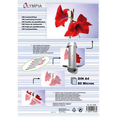 Olympia Schutzfolie A4 80 Mic - Laminierfolien - transparent