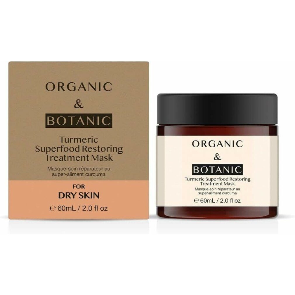 Organic & Botanic Gesichtsmaske Turmeric Superfood Restoring Treatment Mask  60ml, Unisex