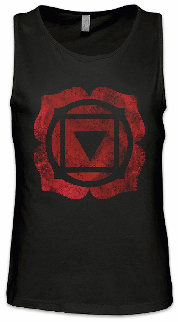 Tanktop Chakra Muladhara Root Ärmelloses T-Shirt Wurzelchakra Vier Blätter