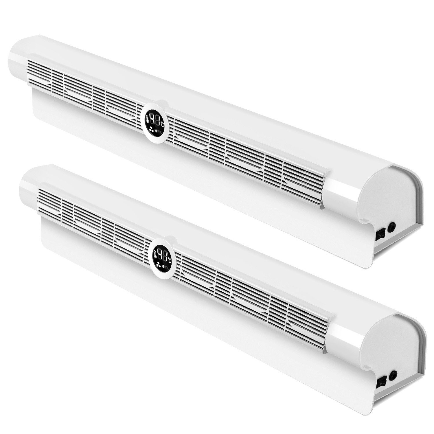Clanmacy Heizkörperkonsole Heizverstärker Heizstrahler Display bessere Heizleistung mit Kabel 2x