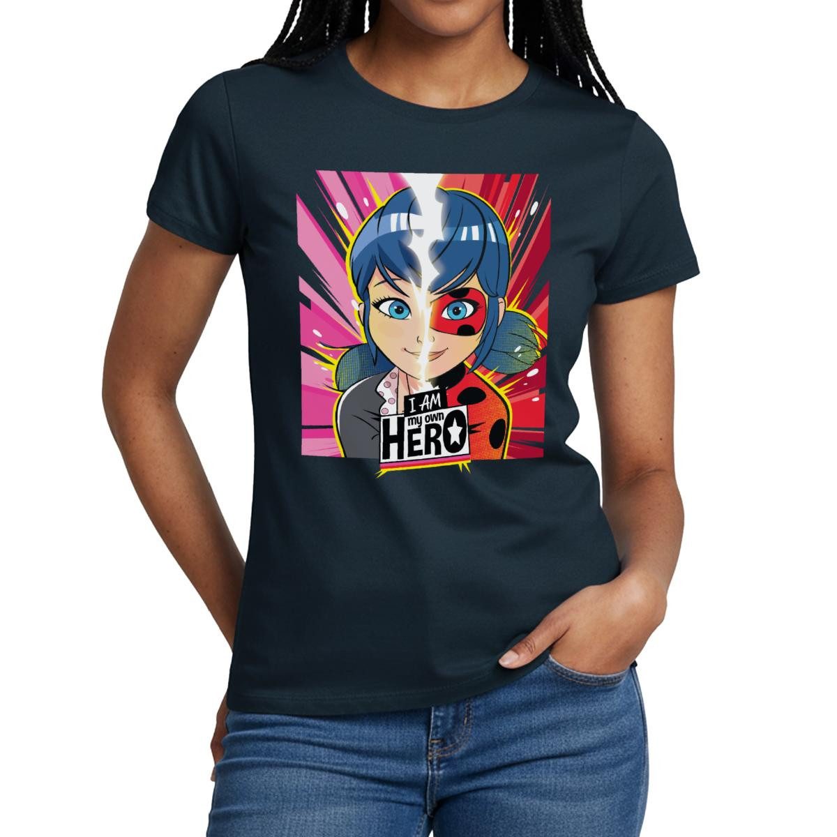 T-Shirt Miraculous I Am My Own Hero Ladybug Marinette Frauen T-Shirt