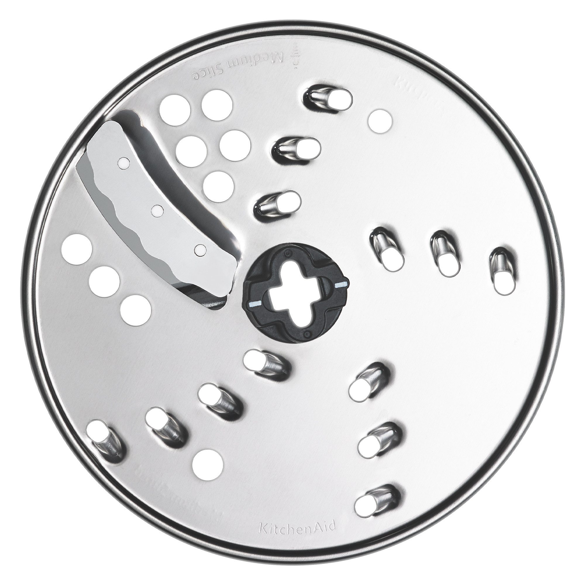 KitchenAid Küchenmaschine 5KFP0719EOB, 250 W, 1,7 l Schüssel, 1,7-l-Food Processor, 2-in-1-Einfüllstutzen, LED-Bedienelemente