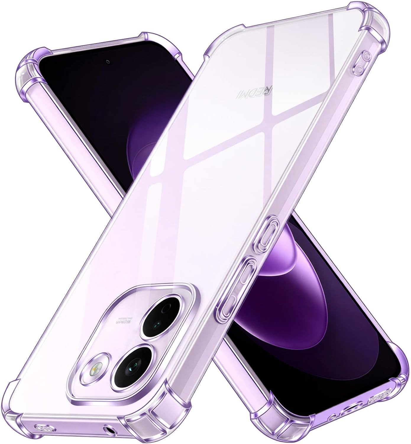 Widmann-Shop Smartphone-Hülle Redmi Note 17 Pro Max 5G Case Handyhülle Transparent, Für Redmi Note 17 Pro Max 5G