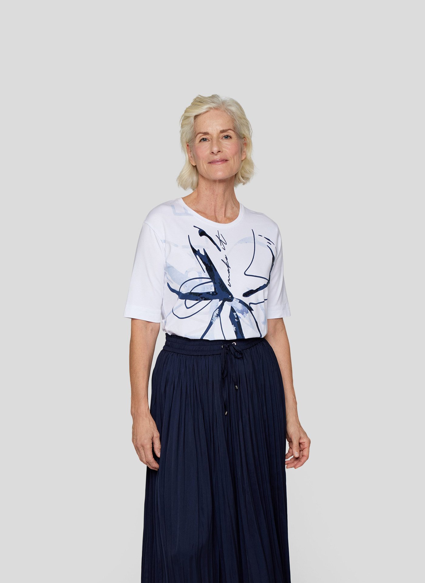 Rabe Print-Shirt mit Pailletten günstig online kaufen