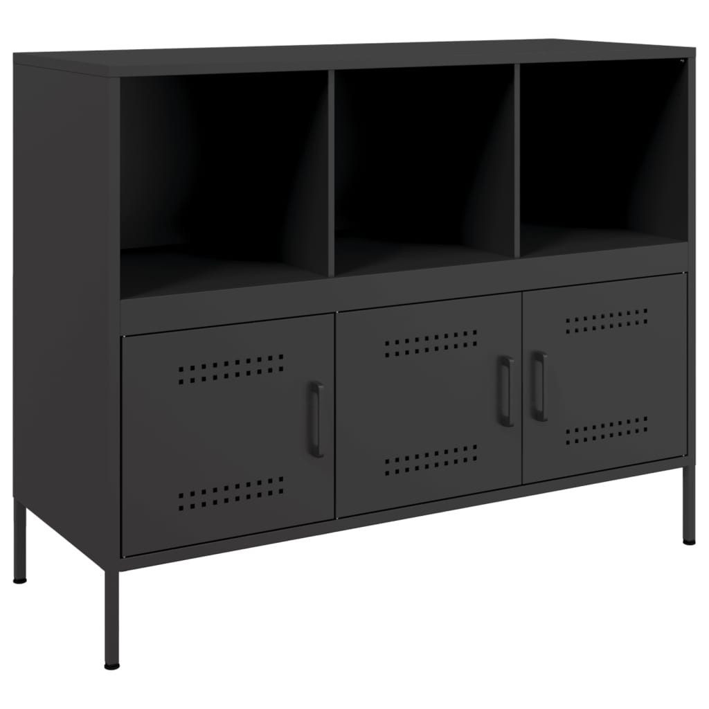 vidaXL Sideboard Sideboard Schwarz 100,5x39x79 cm günstig online kaufen