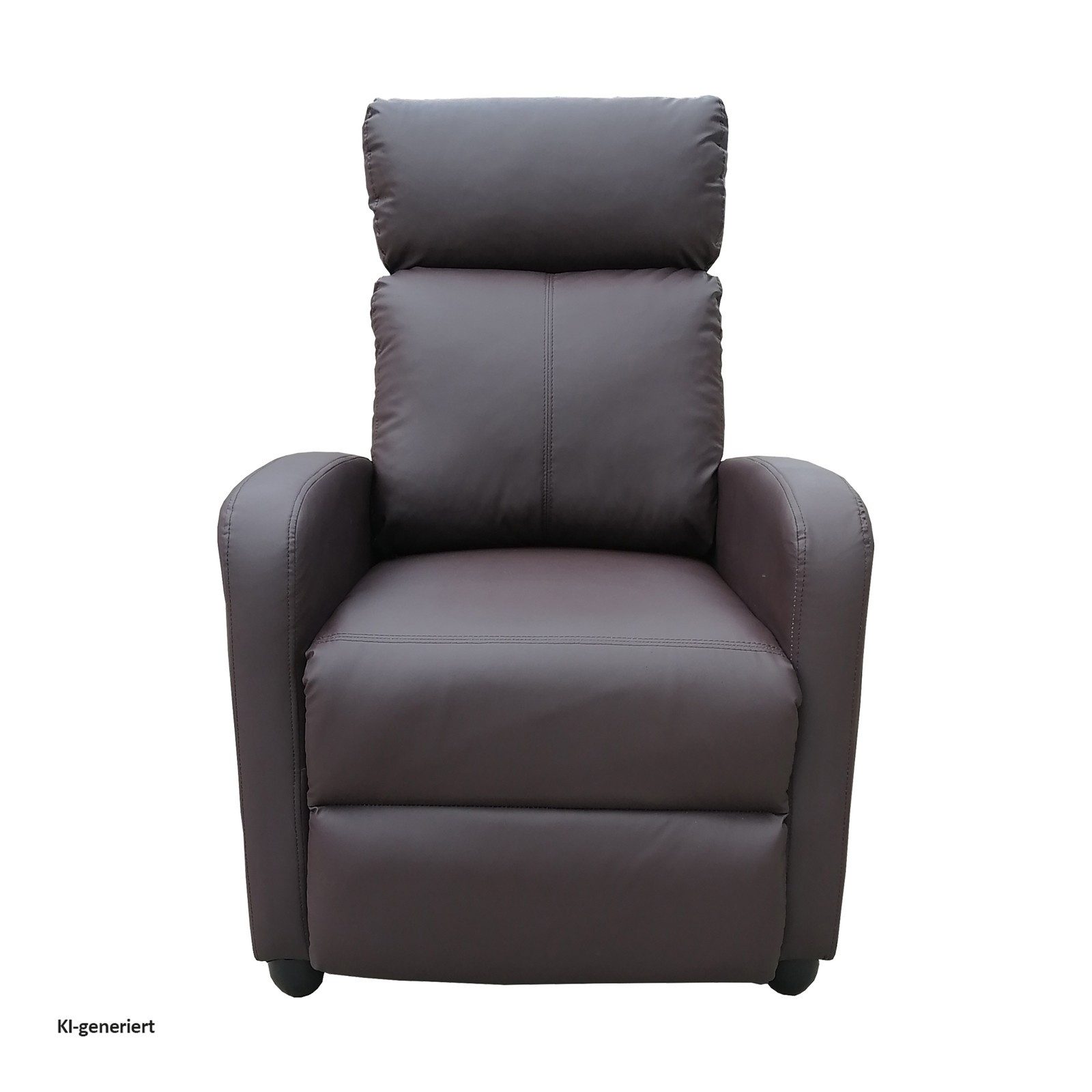 HTI-Living Relaxsessel Relaxsessel Corrado Kunstleder Braun (Stück, 1-St., 1 Relaxsessel), Fernsehsessel