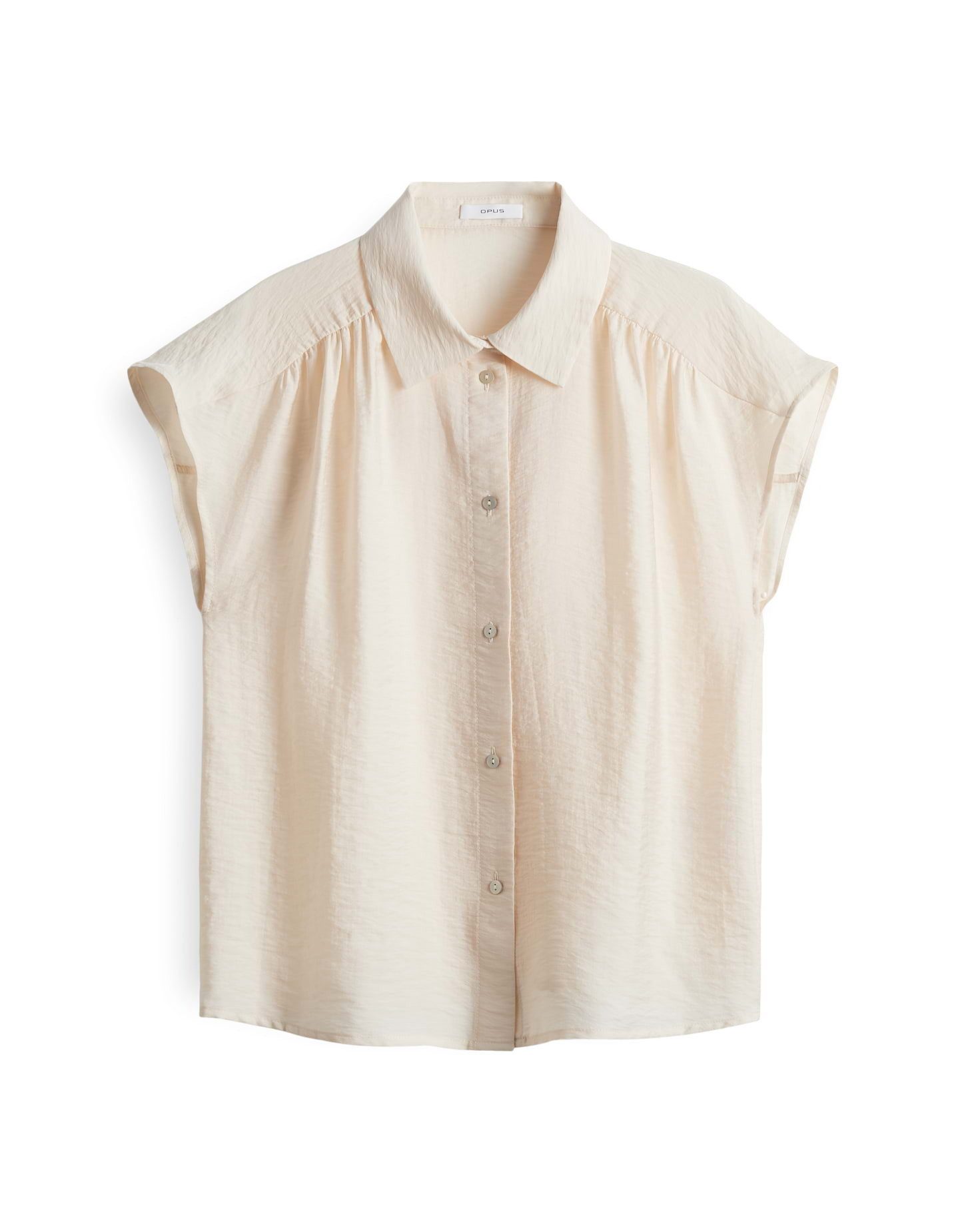 OPUS Satinbluse FAIRI Loose mit femininen Raffungen günstig online kaufen