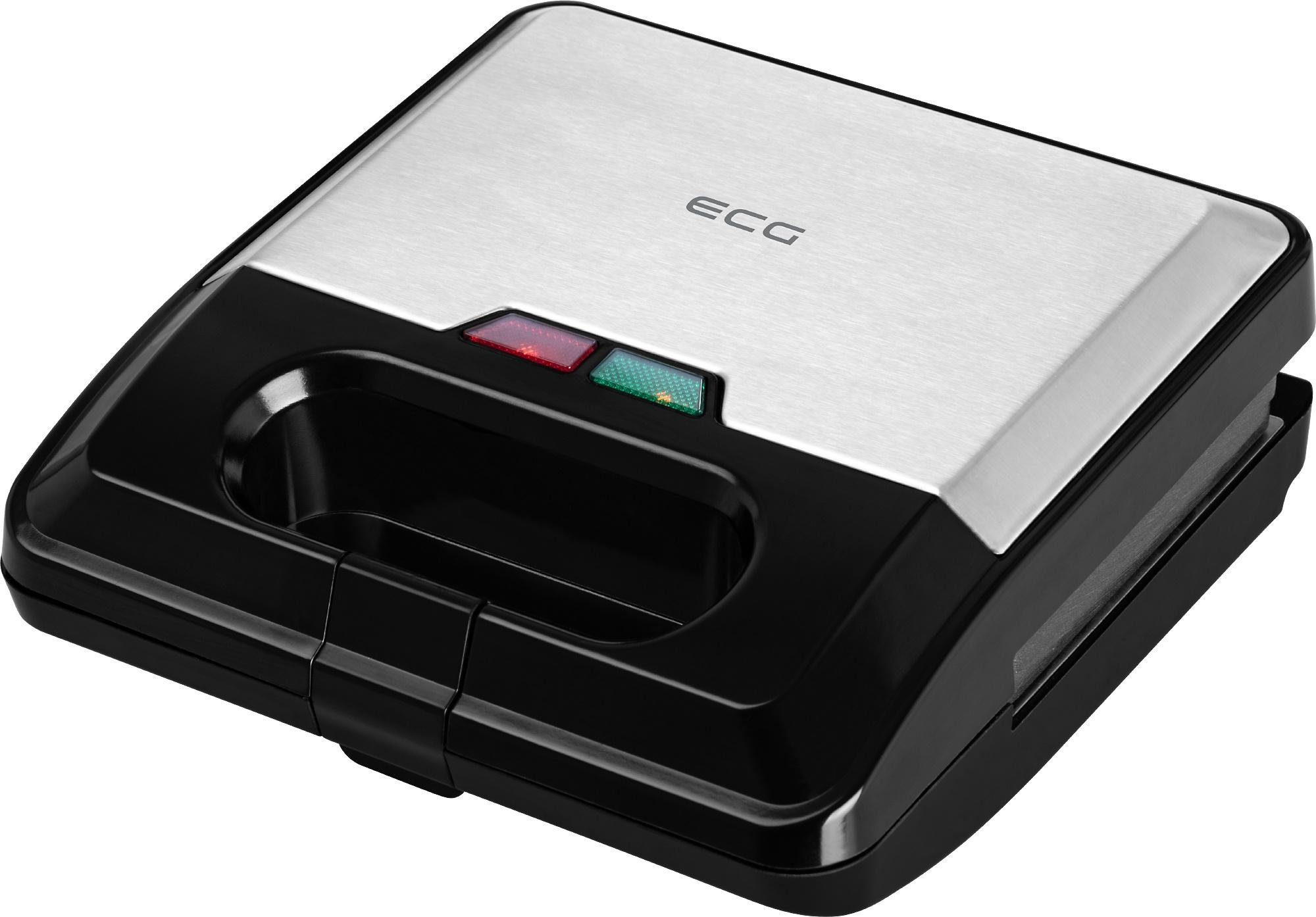 ECG Sandwichmaker S 3173 3in1 Triangle, 750 W, 3 Sätze austauschbarer Platten
