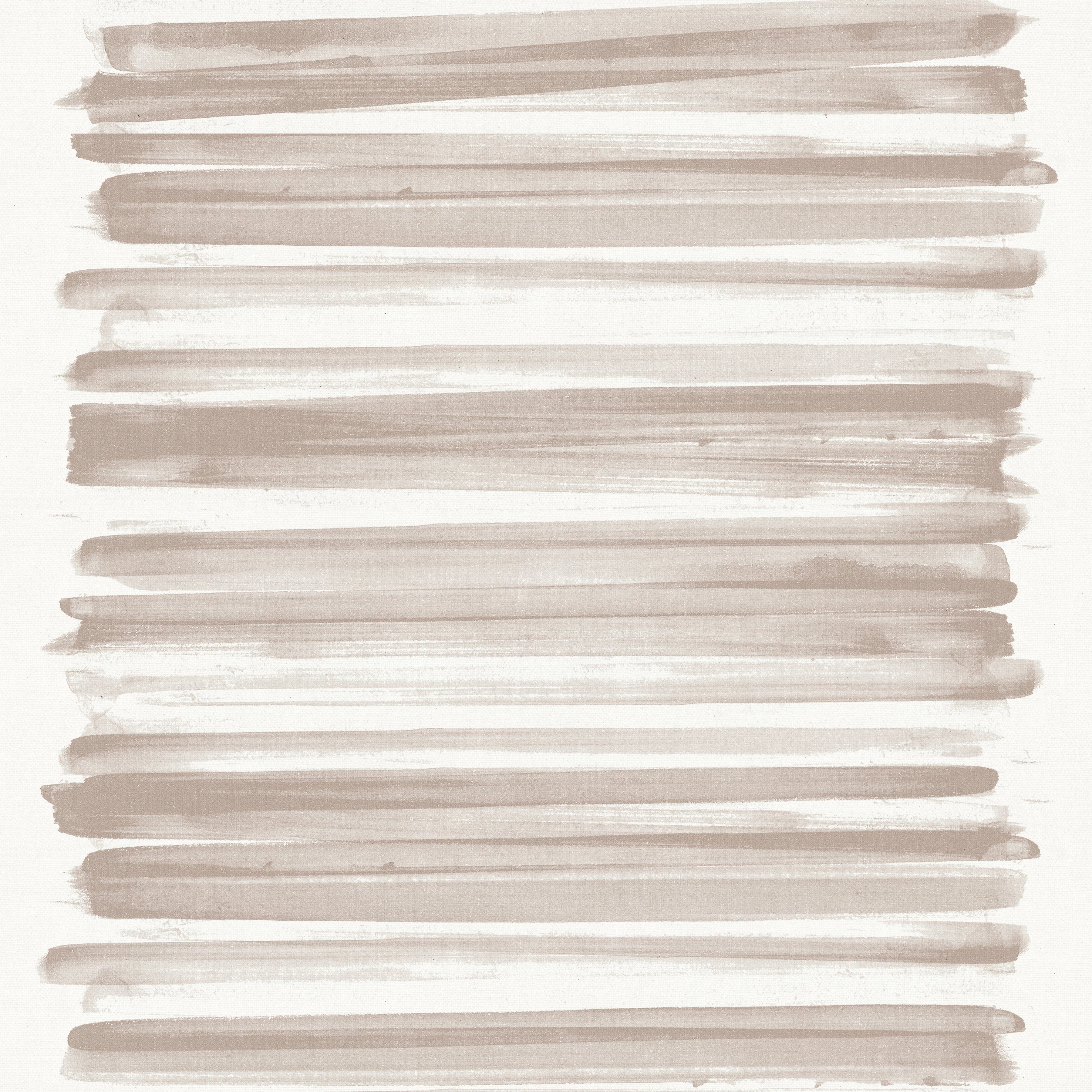 WOW Vliestapete Streifen Horizontal, Streifen, (1 St), Taupe - 10m x 52cm