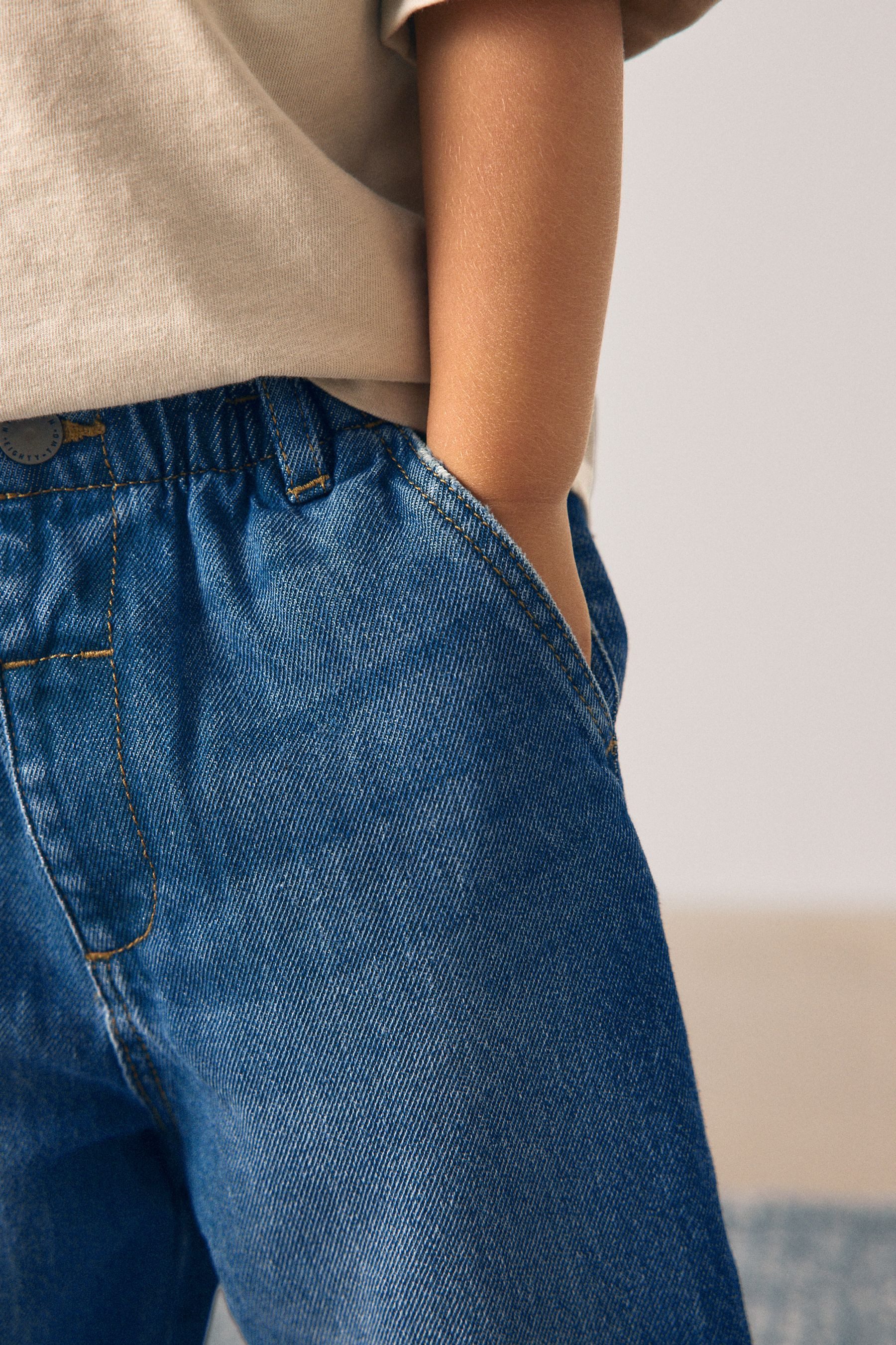Next Schlupfjeans Weit geschnittene Jeans (1-tlg)