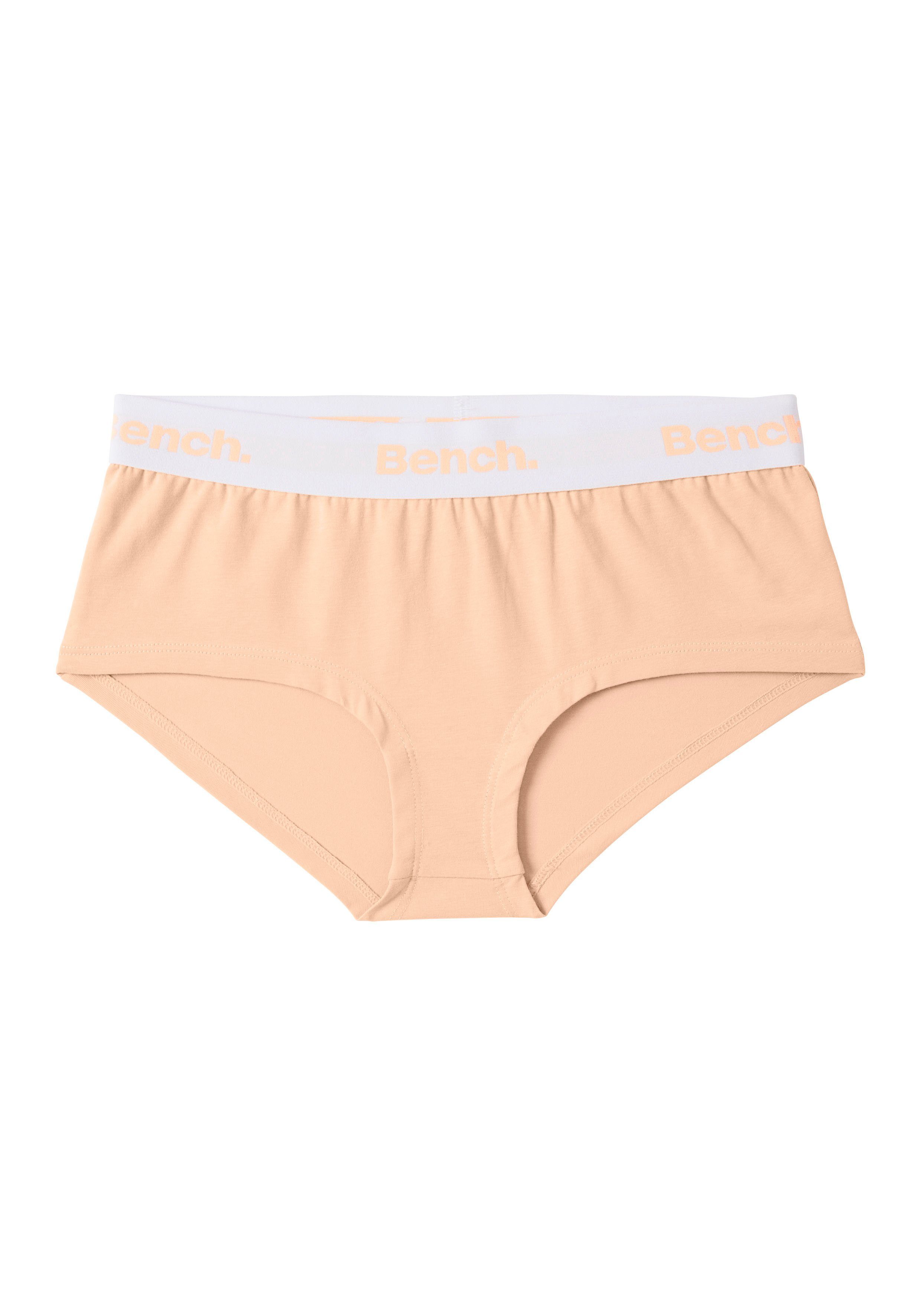 Bench. Panty Logo-Webbund / peach mit (Packung, lila 3-St) mint 