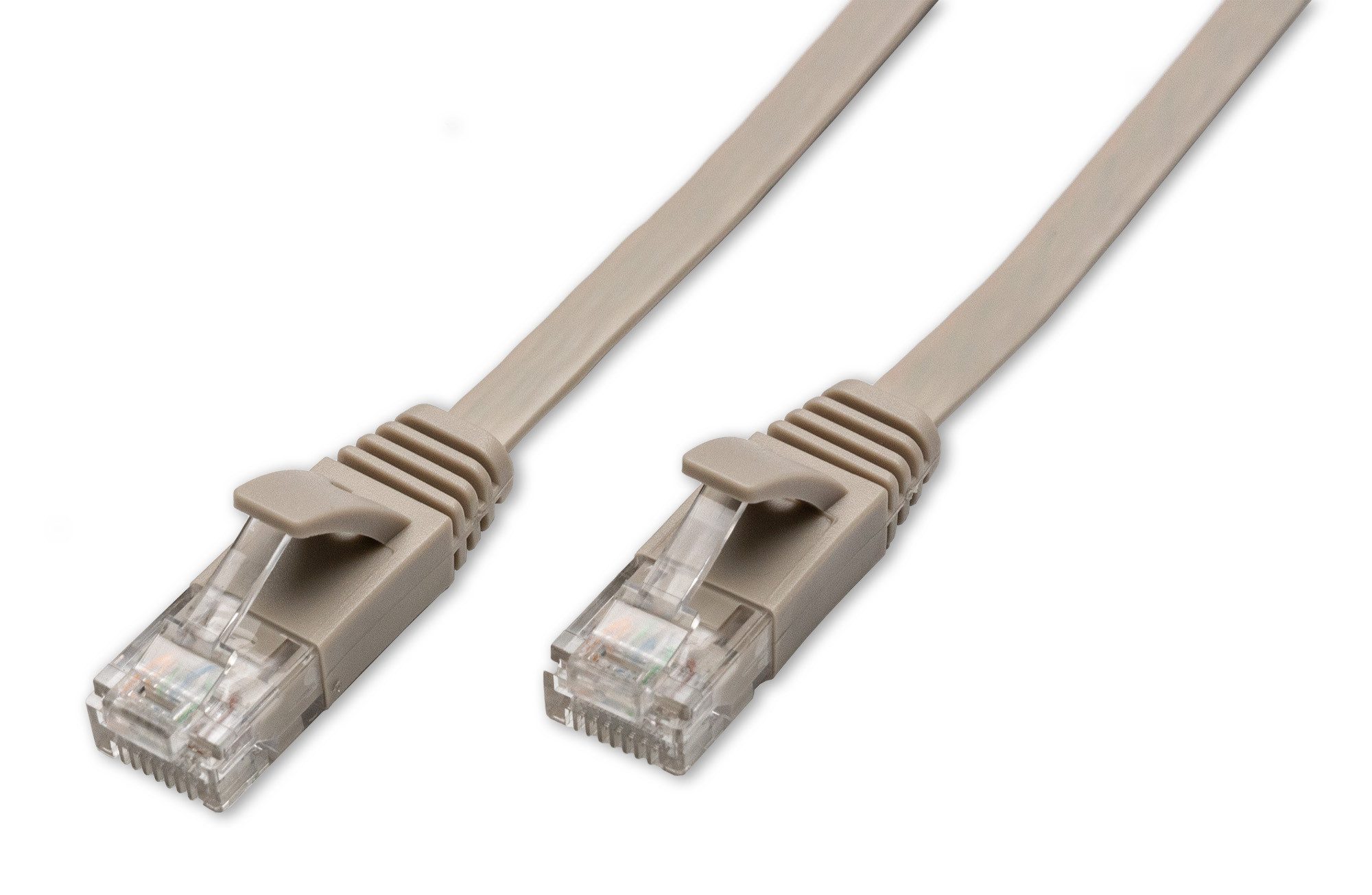 CAPTIVA Kabel Patchkabel CAT 6a Kabel für Netzwerk, LAN und Ethernet 2m grau Computer-Kabel