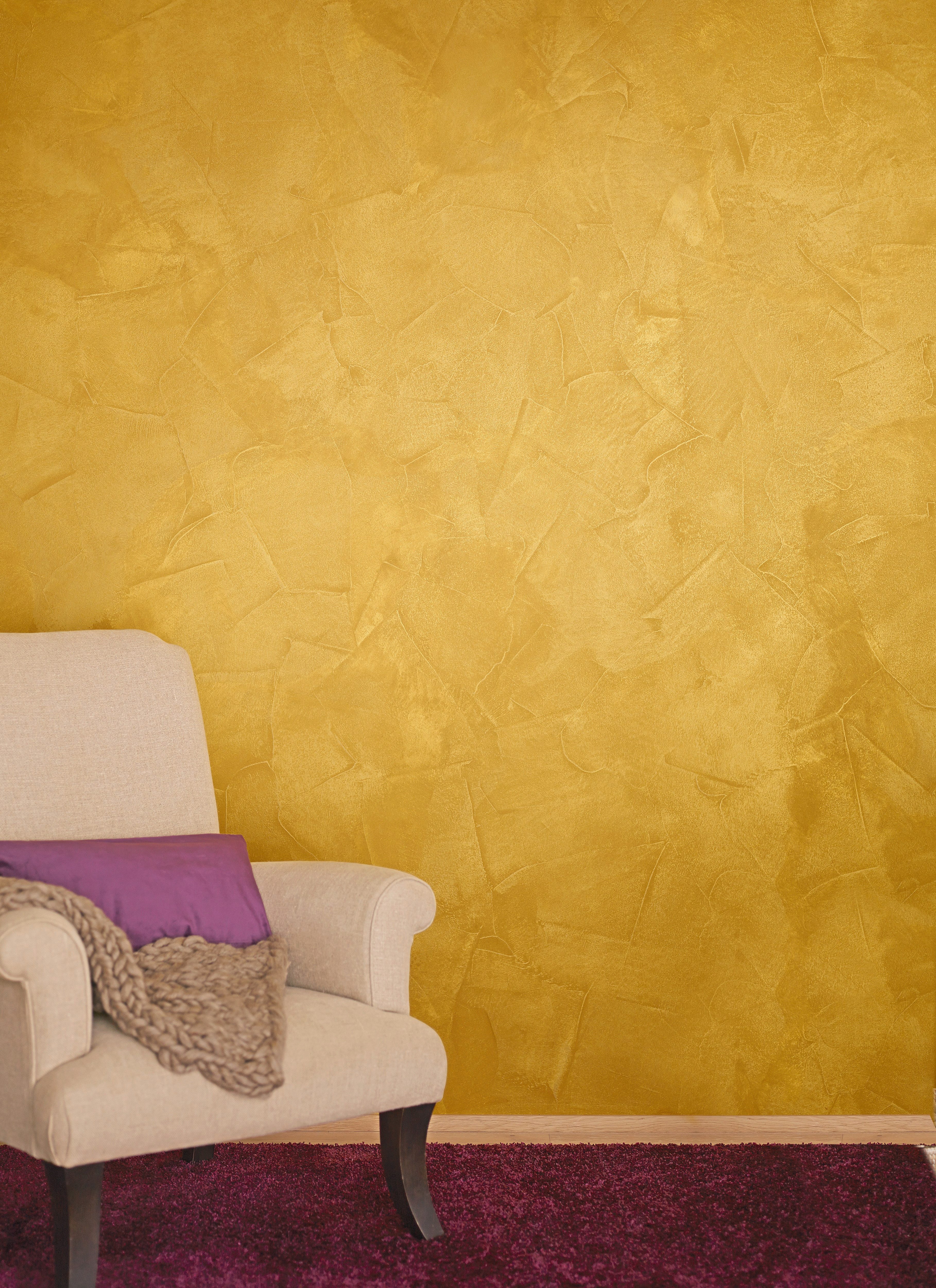 Alpina Wandfarbe Farbrezepte GOLD-EFFEKT Set