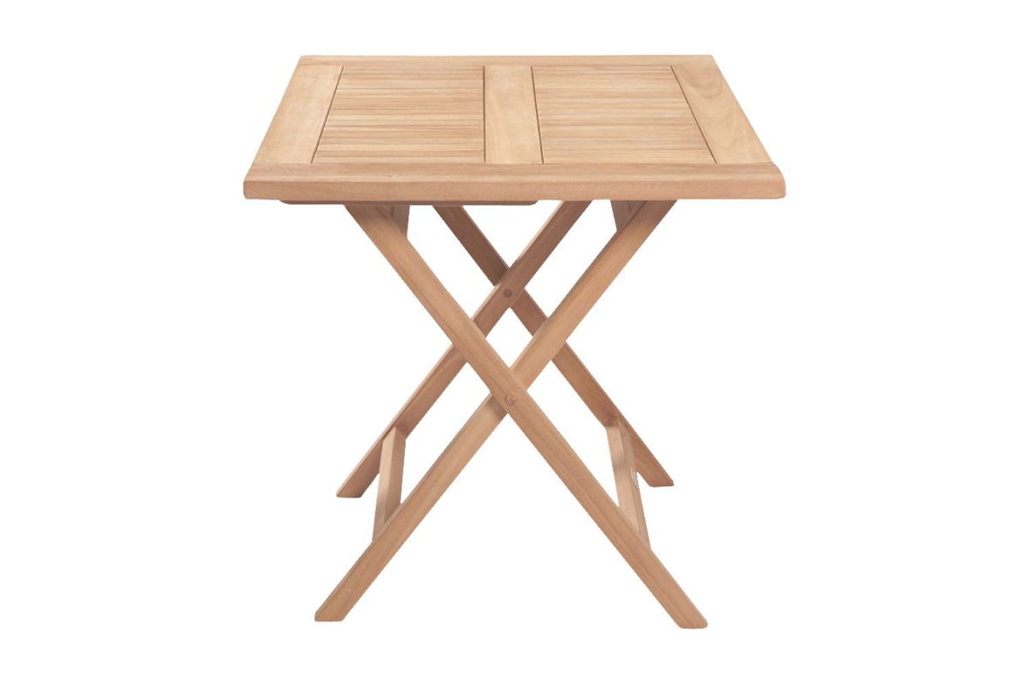 dasmöbelwerk Gartentisch Klapptisch Ela Bistrotisch Beistelltisch Quadratisch Teak 70x70x75cm