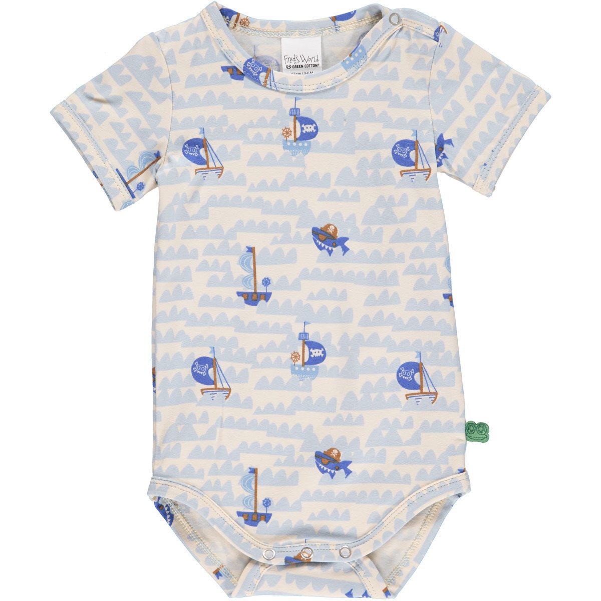 Fred's World by GREEN COTTON Body Piratenbody