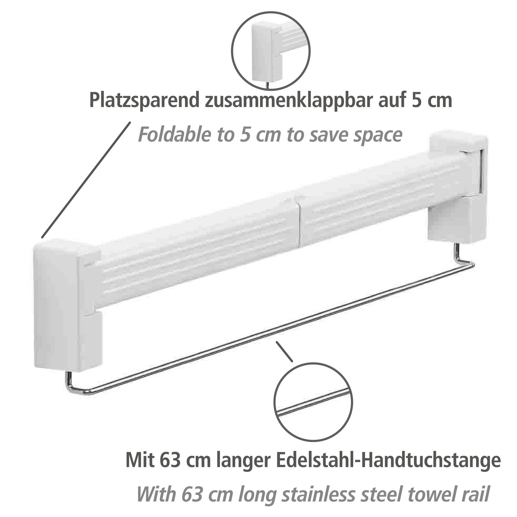WENKO Balkonwäschetrockner Modell Butterfly, Wäschetrockner zur günstig online kaufen
