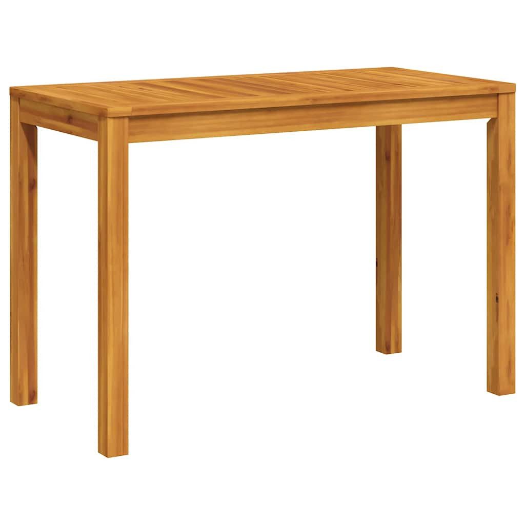 vidaXL Gartentisch Garten-Esstisch 110x55x75 cm Massivholz (1-St)