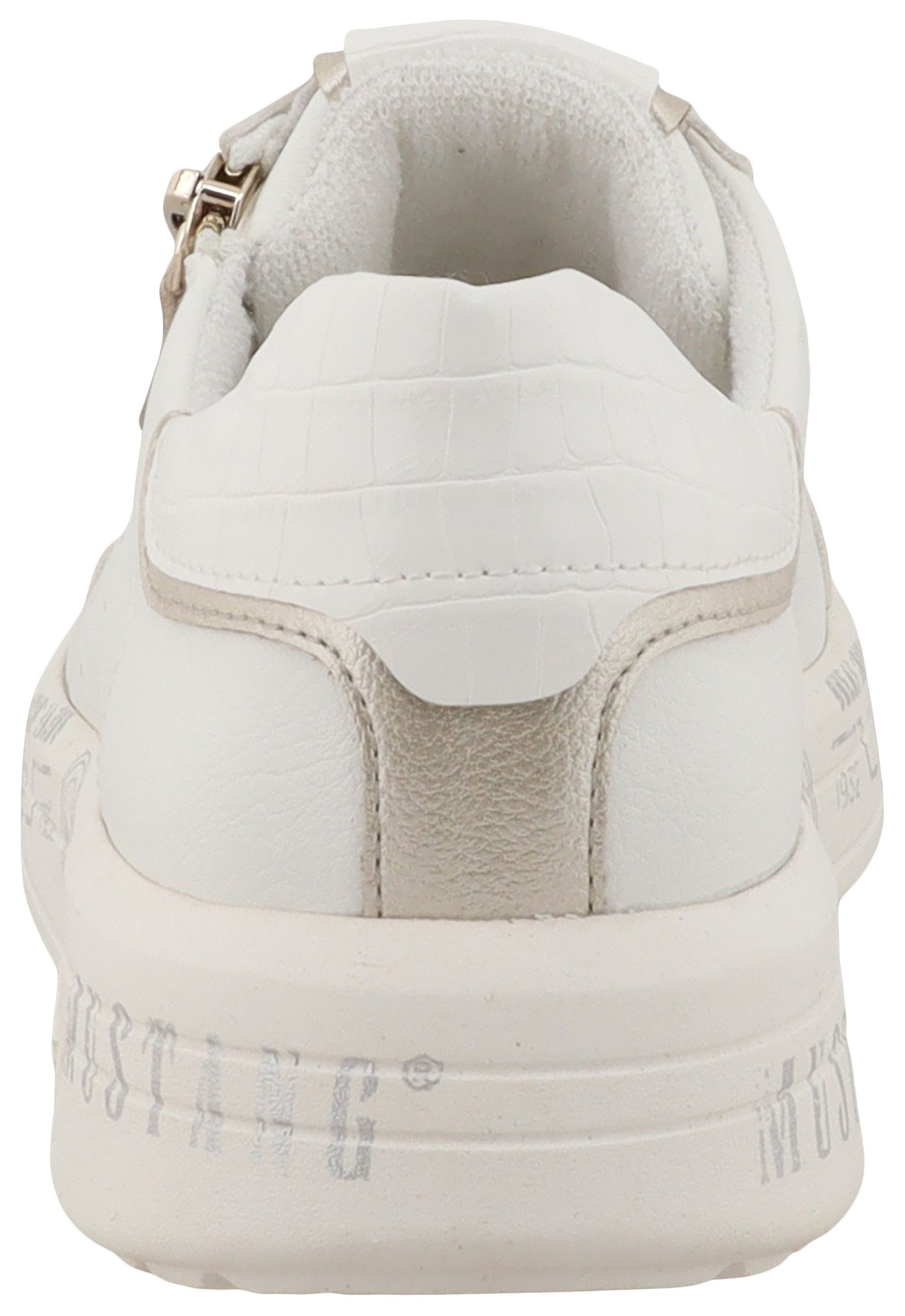 Mustang Shoes Noralie Sneaker Freizeitschuh, Halbschuh, Schnürschuh mit seitlichem Reißverschluss