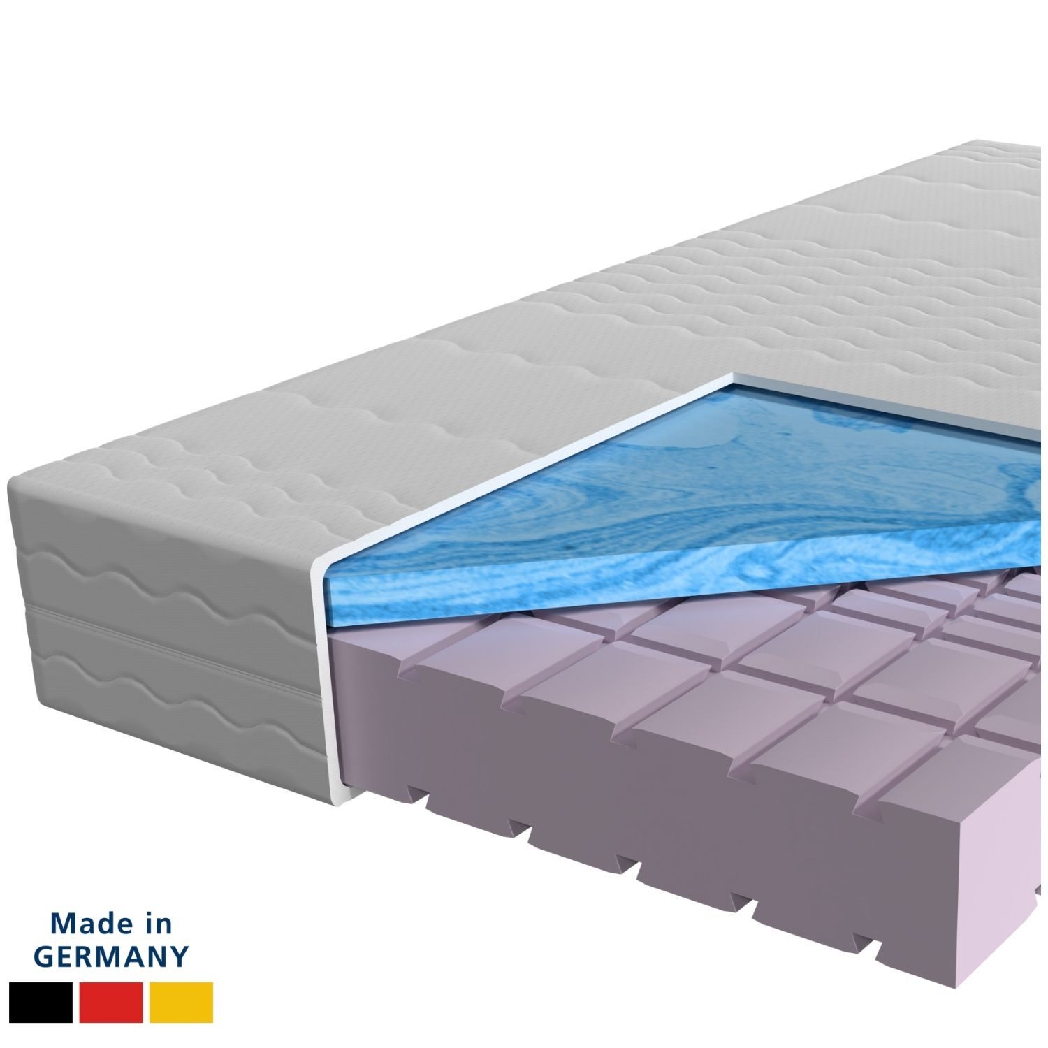 Gelschaummatratze 7-Zonen Gelmatratze mit Memoryeffekt, Premiumhöhe, Hochwe günstig online kaufen