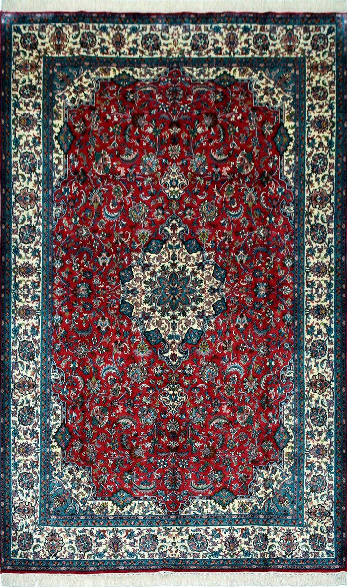 Seidenteppich KASHAN 8335 von KAYOOM - echte Seide
