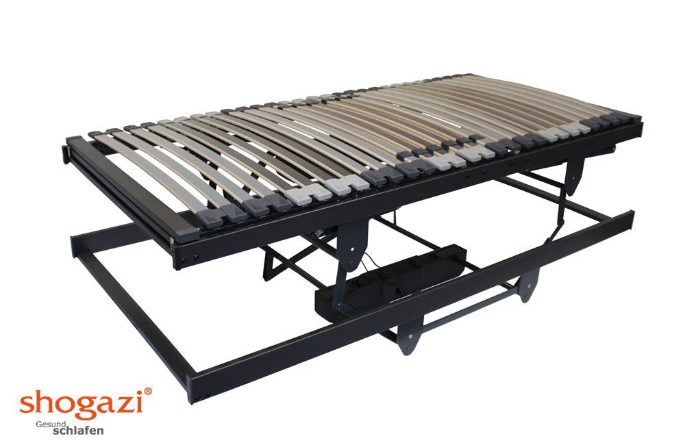 Lattenrost mit Motor Pflegebett 90x200, 100x200 120x200 cm, shogazi ®