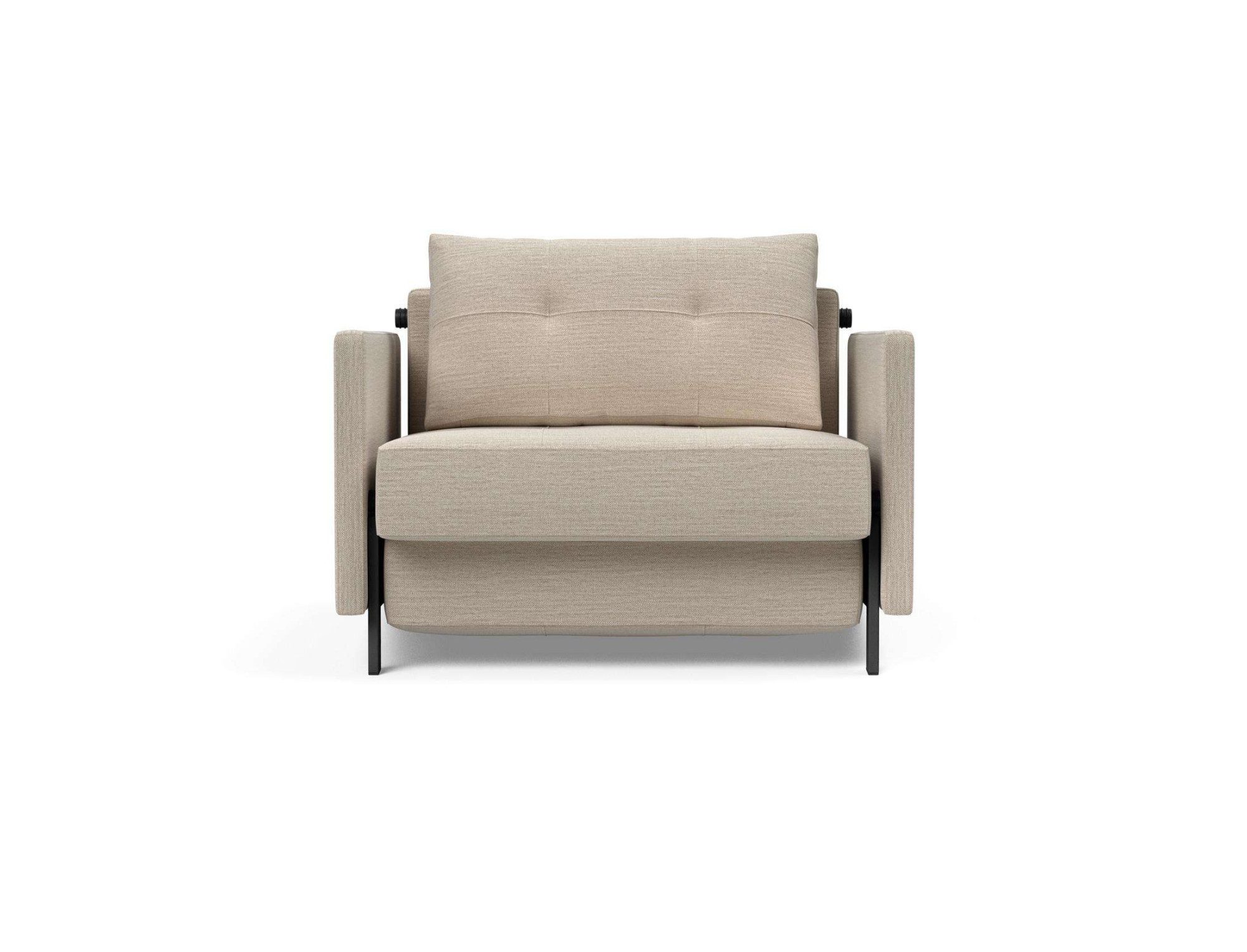 INNOVATION LIVING ™ Sessel CUBED 90 mit Armlehnen, Schlafsessel Breite 104cm