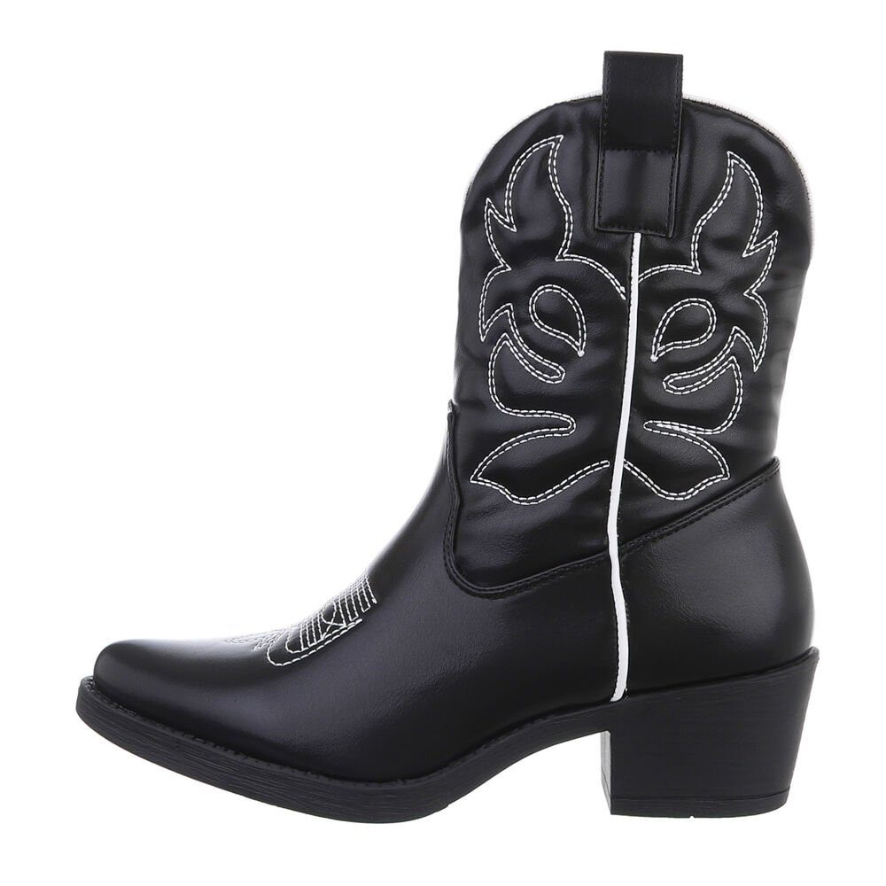 Ital-Design Damen Cowboyboots Western Westernstiefelette (83592475) günstig online kaufen