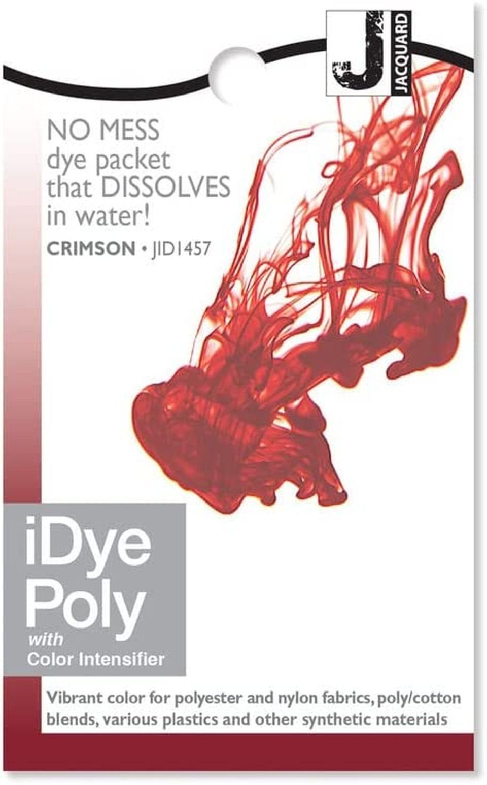 Jacquard Textilfarbe iDye Poly, Färbemittel für synthetische Gewebe, 14g Päckchen inkl. Farbverstärker