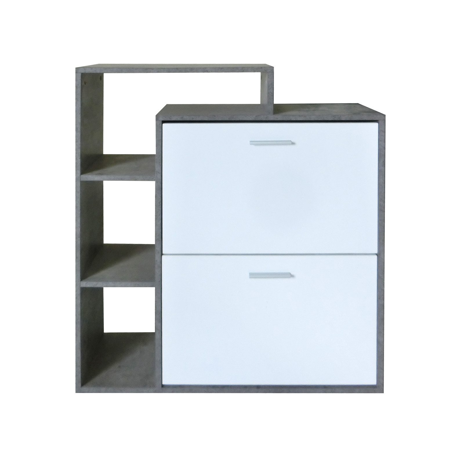 HTI-Living Schuhschrank Schuhschrank Lisa Beton-Weiß (Stück, 1-St., 1 Schuh günstig online kaufen