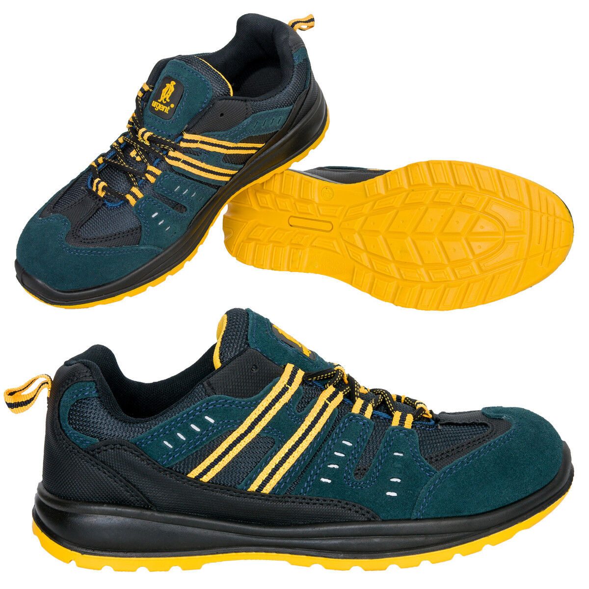 Urgent Arbeitsschuhe Leicht ohne Schutzkappe sportliche atmungsaktiv Arbeitsschuh