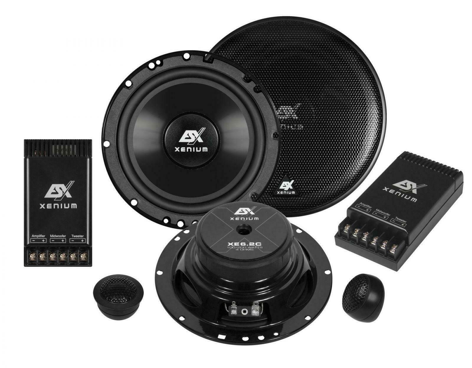 cm XE6.2C Komponenten-System Paar 16,5 Watt 200 Auto-Lautsprecher 2-Wege ESX