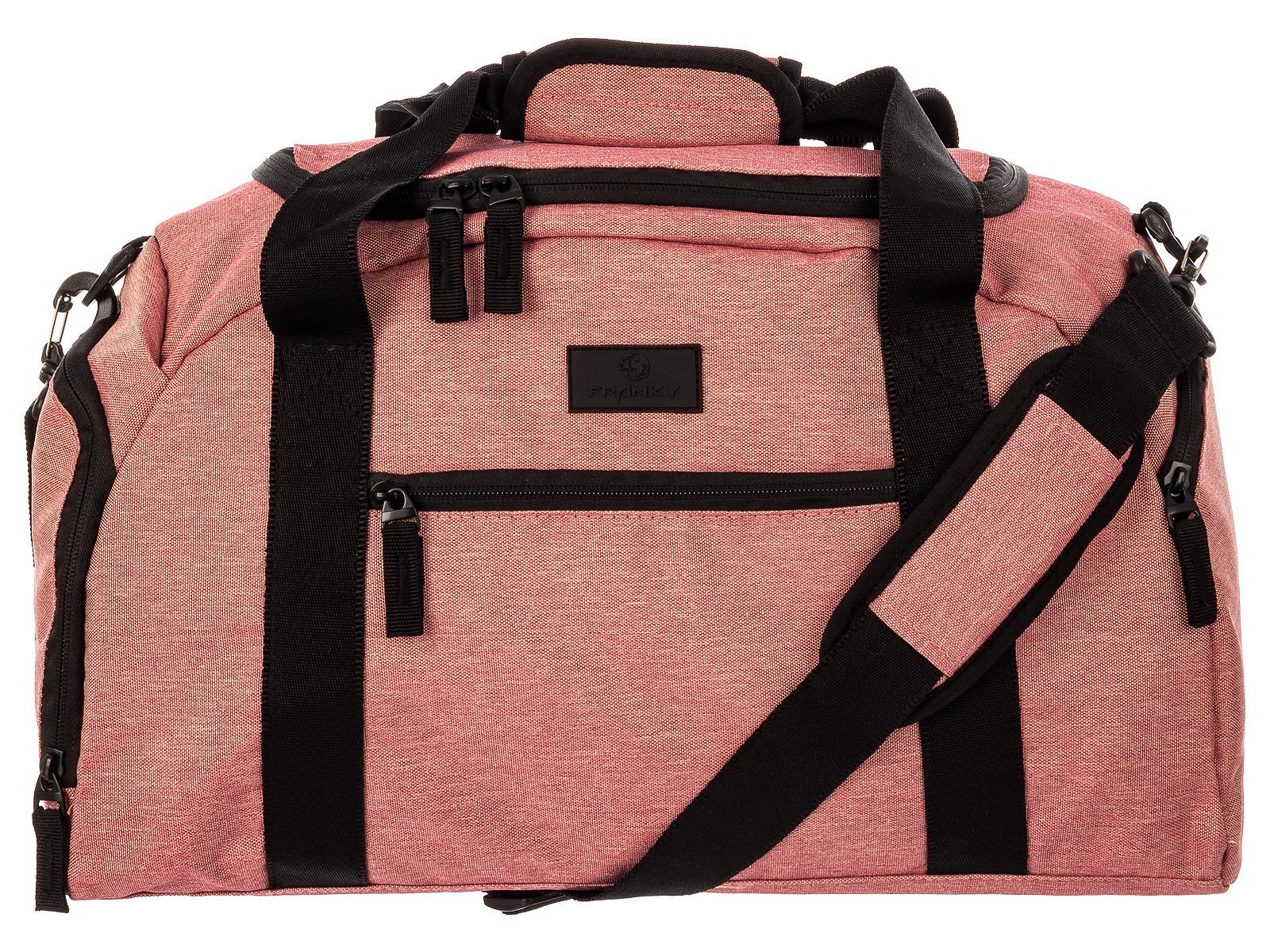 Franky Reisetasche Reisetasche Sporttasche Reisegepäck Dufflebag RT34 (1-tlg) rose