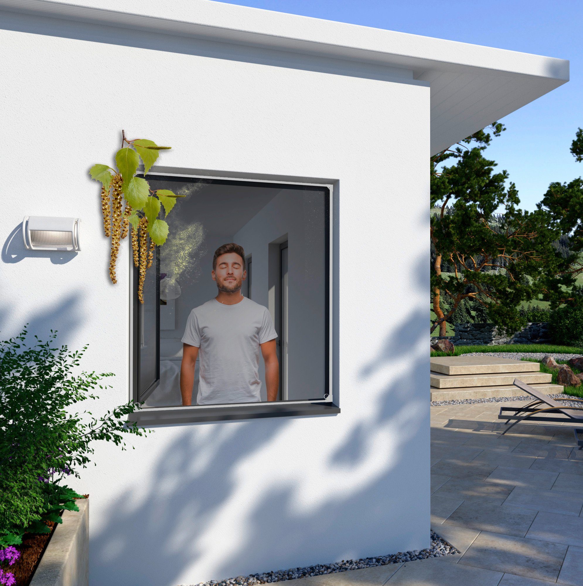 Windhager Insektenschutz-Fensterrahmen, BxH: 100x120 cm günstig online kaufen