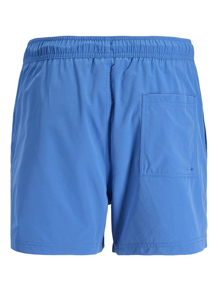 Jack & Jones PlusSize Badeshorts JPSTMAUI TROPIC SOLID SWIM SHORTS PLS Kunstfaser, mit elastischem Bund