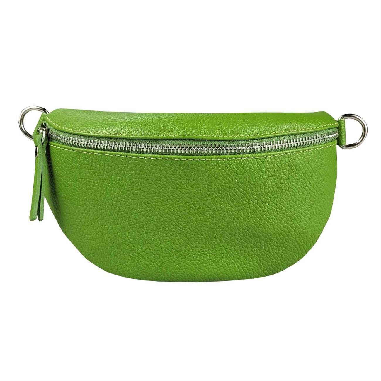 Bauchtasche Damen Leder Gürteltasche Hüfttasche CrossBody Handytasche