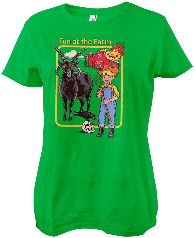 Steven Rhodes T-Shirt Fun At The Farm Girly Tee