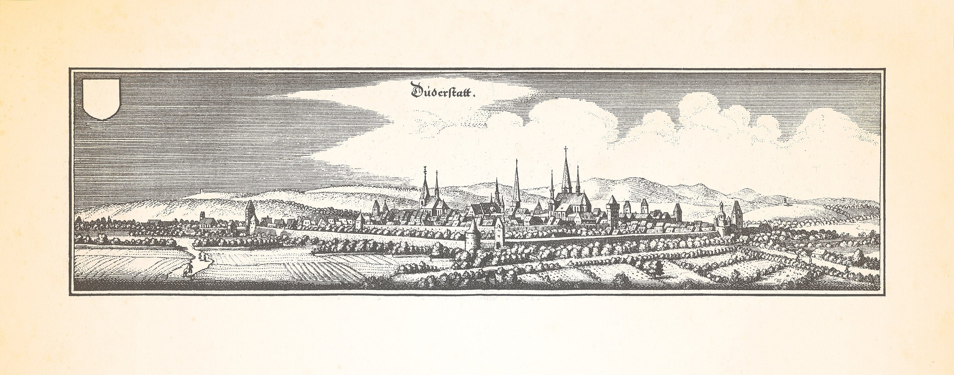 Kunstdruck Duderstadt Westerturm Sulbergwarte Fastnachtsmarkt Ursulinenkloster Me